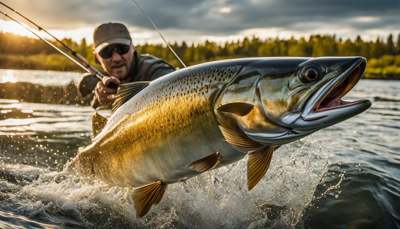 Two-handed fly rods for salmon
