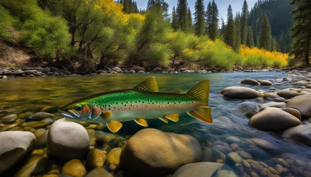 rainbow trout and cutthroat trout