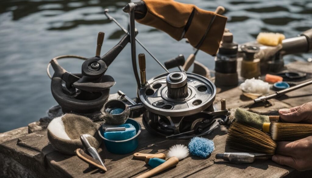 Deep-cleaning techniques for fishing reels