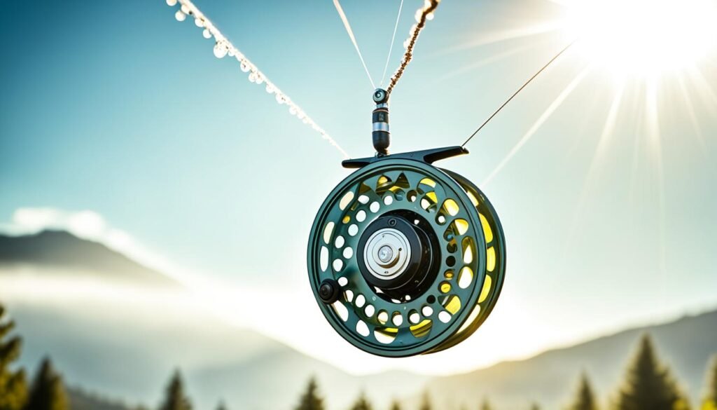 Drying fly reels