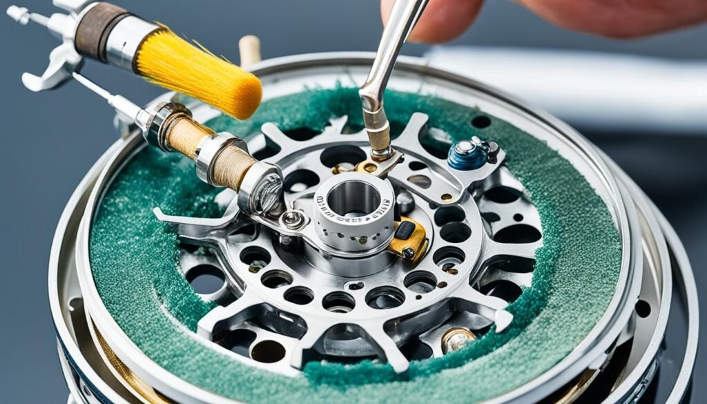 Fly reel maintenance