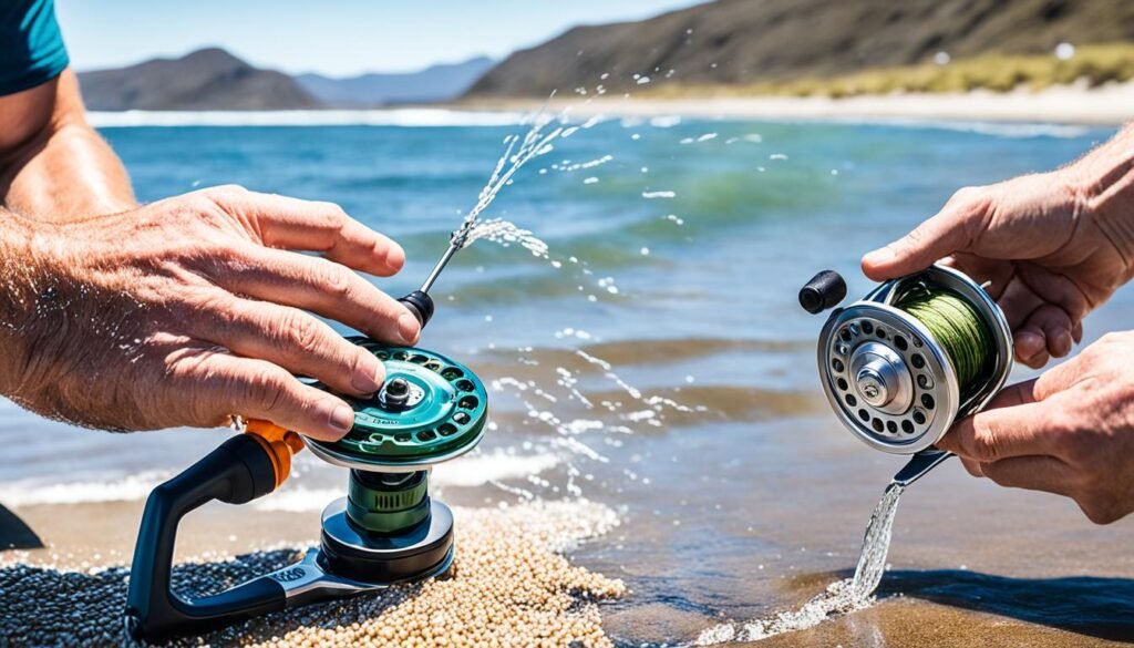 Protecting fly reels from saltwater