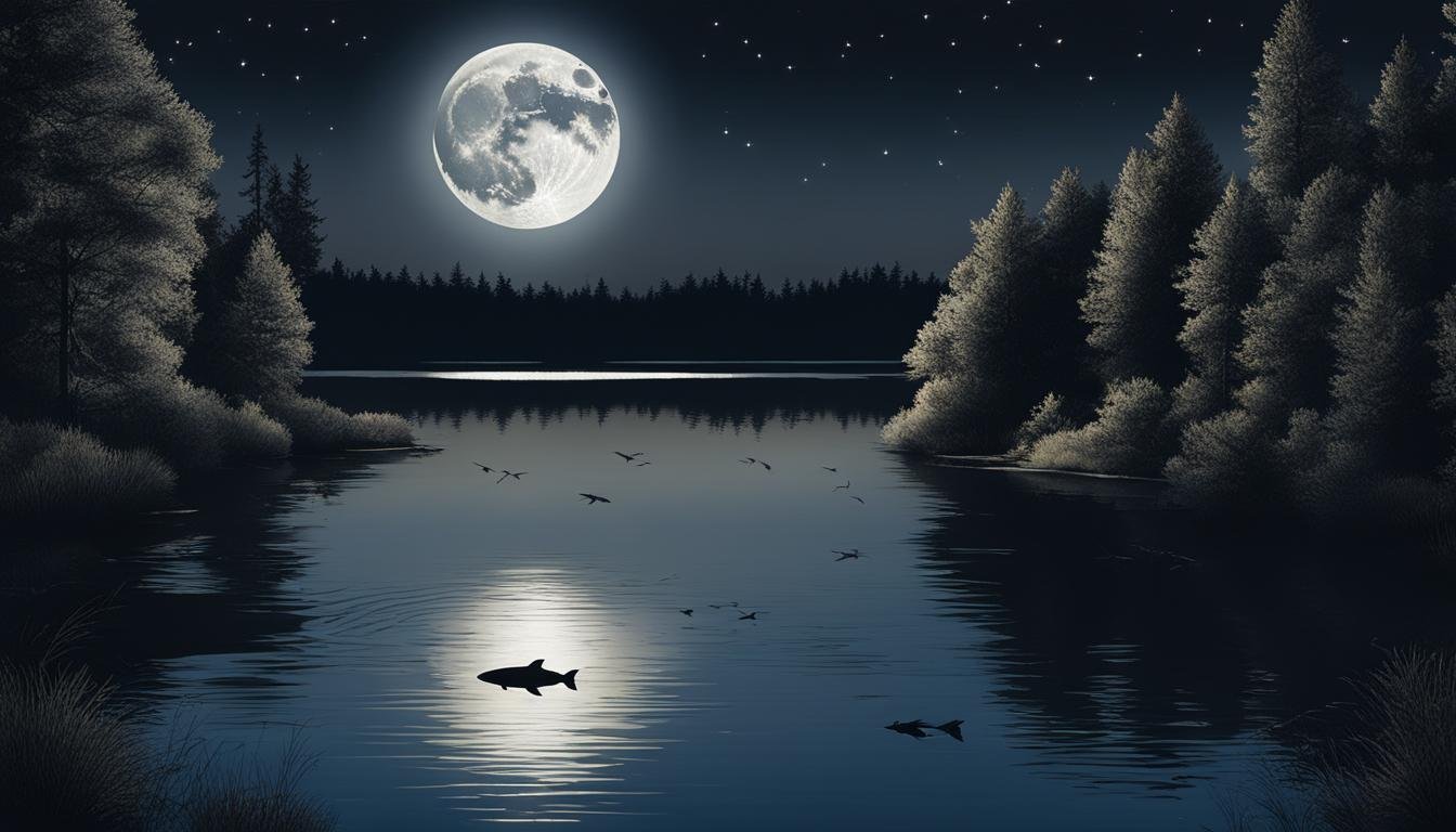 Trout feeding times and moon phases