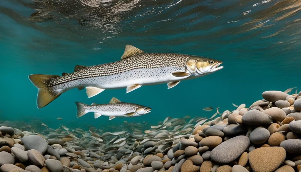 Trout spawning habits