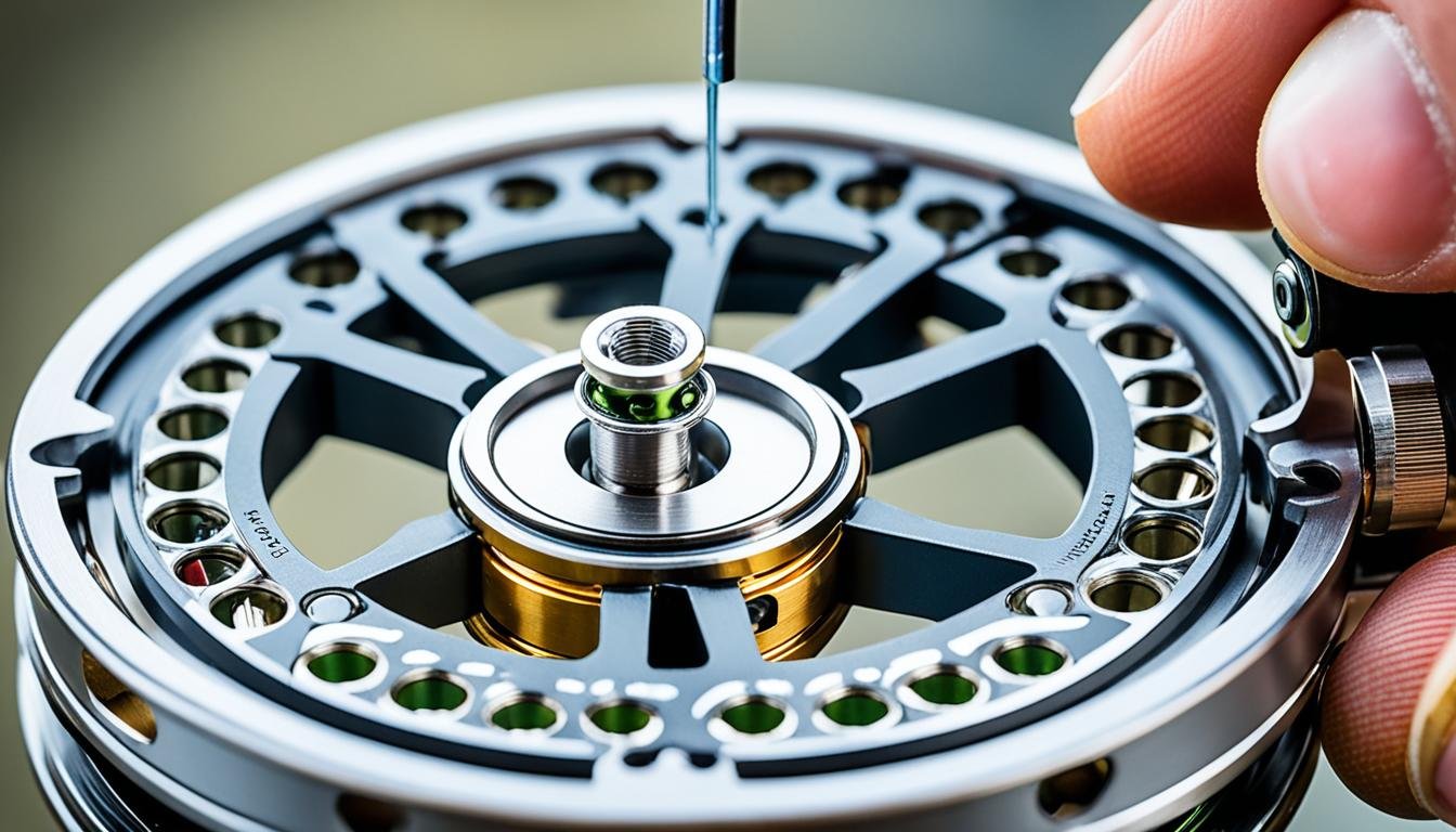 Upgrading fly reel bearings