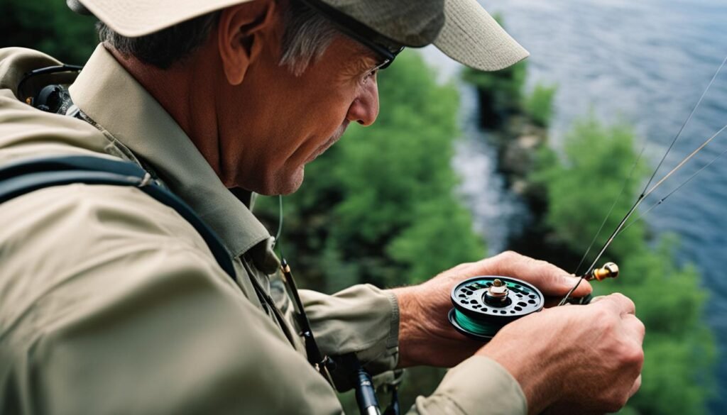 fixing fly reel backlash