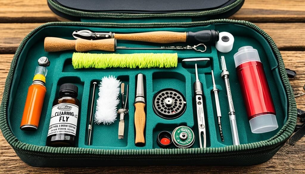 fly fishing reel cleaning supplies