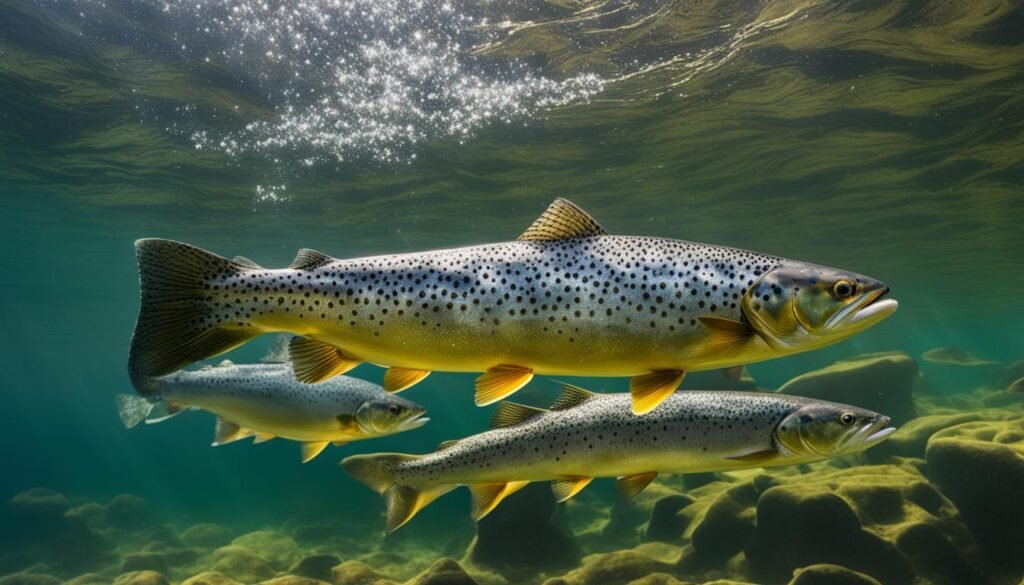 migration strategies of giant trout