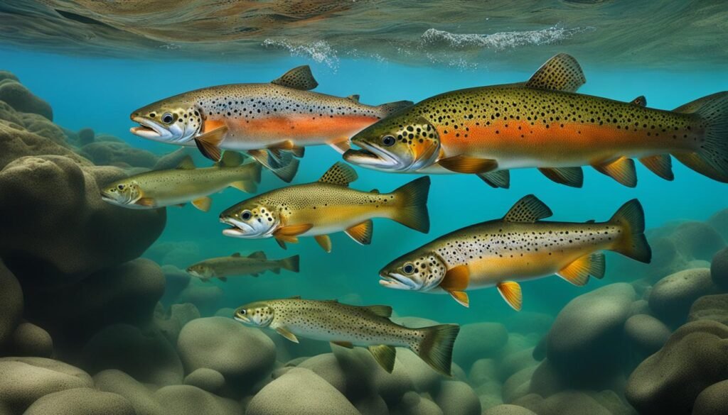 salmon trout migration