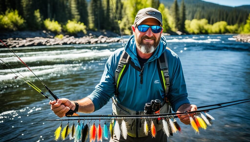 Choosing nymphing technique