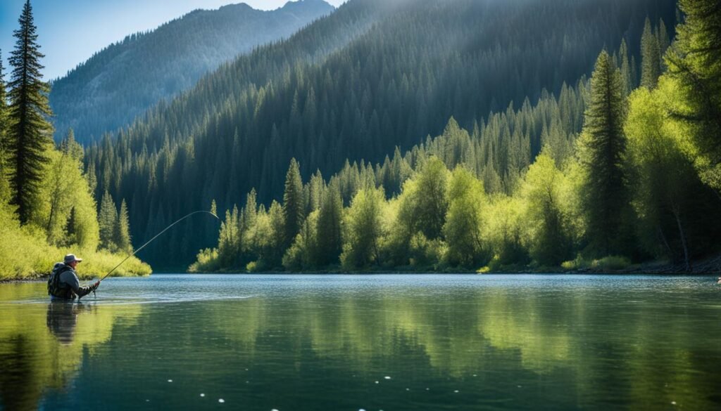 Nymphing for trophy trout in lakes